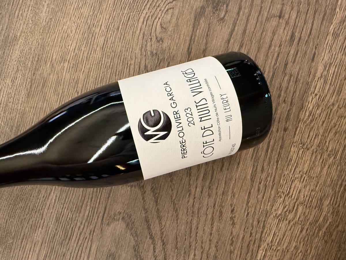 PIERRE OLIVIER GARCIA COTE DE NUITS VILLAGE AU LEUREY 2023
